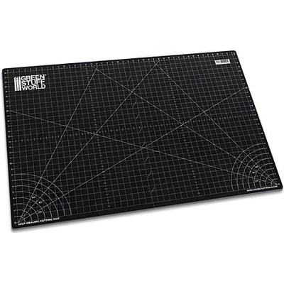 Green Stuff World BLACK Cutting Mat A3 / Rezacia podložka A3