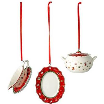 VILLEROY & BOCH Toy 's Delight Decoration Vianočné závesná dekorce Servis 3 ks Villeroy & Boch