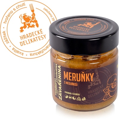 Hradecké Delikatesy meruňková Zavařenina S meduňkou 190 g