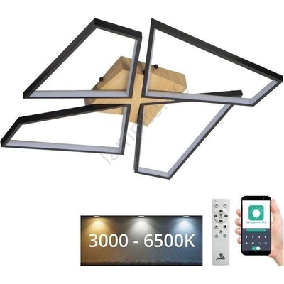 NEDES Led регулируемо таванно осветление led/115w/230v 3000-6500k кафяво/черно + do (nd4042)