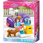 Sluban Конструктор Sluban Girl's Dream - Център за хранене на кучета, 91 части (M38-B0970F)