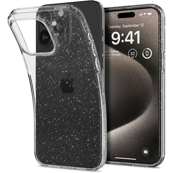 Spigen Liquid Crystal Glitter, crystal quartz - iPhone 15 Pro Max (ACS06559)