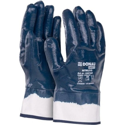 DONAU SAFETY Nitrile 03 bielo-námornícke modré