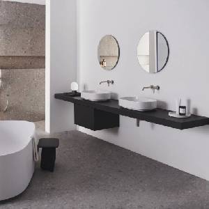Ideal Standard Плот за мивка Ideal Standard Atelier Conca без изрез, тъмен дъб, 240 см (T4342Y4)