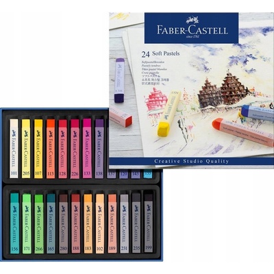 Faber Castell Suché křídy pap.krabička 24ks 128324