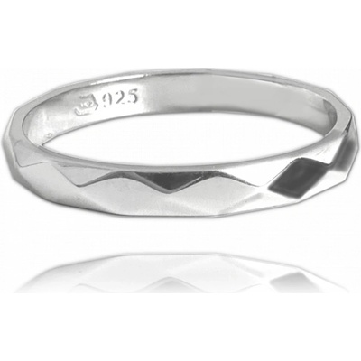 MINET JMAN0330SR snubný strieborný prsteň