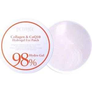 PETITFÉE Collagen & CoQ10 Hydrogel Eye Patch - Хидрогелни Пачове за Очите с Колаген и CoQ10 60бр