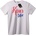 NOONEBRAND Тениска Целувки за 50 цента - 6XL, White
