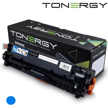 Compatible Тонер касета за HP Color LaserJet CM 2300 Series/2320 Series/CP 2000 Series/2020 Series/400 Series, Canon i-SENSYS LBP-7200 Series/LBP-7600 Series/MF 720 Series - Cyan - CC531A/CRG-718 - Tonergy - Неоригинална, заб. : 2800 брой копия, с чип