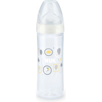 NUK First Choice láhev plastová silikonová savička New classic bílá 250ml