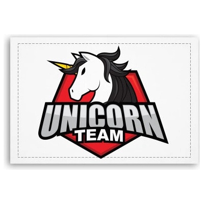 Fotoobraz 90x60 cm střední Unicorn team