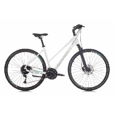 Градски велосипед Sprint - Croxer Plus Lady, 28", 480 mm, бял/зелен (BK26SI0301)