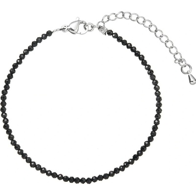Pavona Korálkový náramek s černým spinelem 43055.3 black spinel