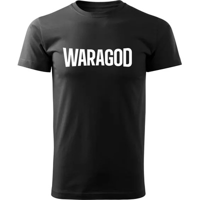 DRAGOWA Тениска Waragod Fit-T с къс ръкав Fastmerch, черна, 160 г/м2 (9030)