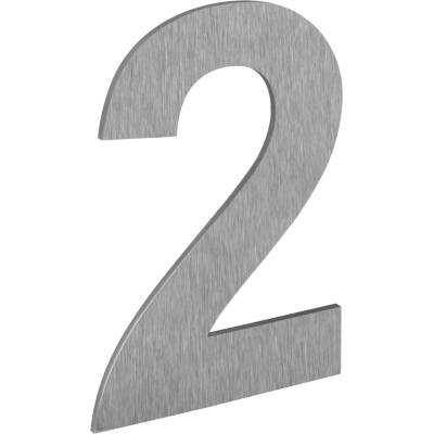 Walteco Domovní číslo "2", 130mm, nerez , 20896