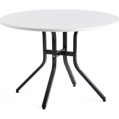 AJ Produkty stůl Various 1100 mm, výška 740 mm, černá, bílá