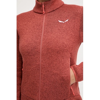 Salewa Спортен суичър Salewa Puez Rocca в оранжево с меланжов десен 00.0000029127 (00.0000029127)