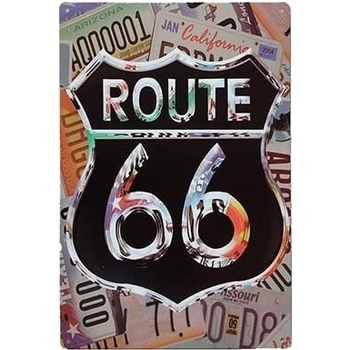Ceduľa Route 66