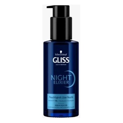 Gliss Kur Aqua Revive Night Elixier s pumpou 100 ml