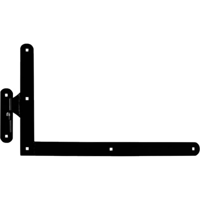 Kovanie spodné 400x650mm s čapom, povrch čierny lak