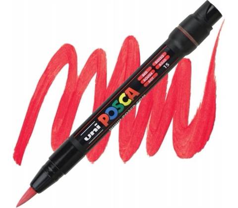 Uni Posca PCF-350 červená
