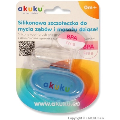 Akuku První zubní kartáček s pouzdrem