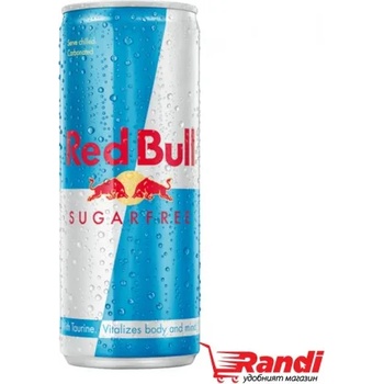 Image 1 of Red Bull Енергийна напитка Red Bull без захар 250мл