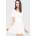 KILLSTAR дамска рокля (мини) KILLSTAR - CELESTIAL NIGHT - White - KSRA014866