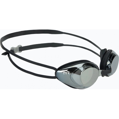 TYR Очила за плуване TYR Blackhawk Racing Mirrored silver/ metal/ black
