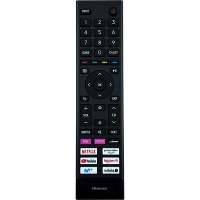Hisense erf3d80h, 50a6g, 50a7gq, 50e76gq, 50e7hq, 55a53fevs, 55a63h - оригинален дистанционен контрол с гласово управление (erf3d80h, 50a6g, 50a7gq, 50e76gq, 50e7hq, 55a53fevs, 55a63h)