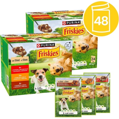 Friskies Adult multipack lahodný výber v šťave 48 x 85 g