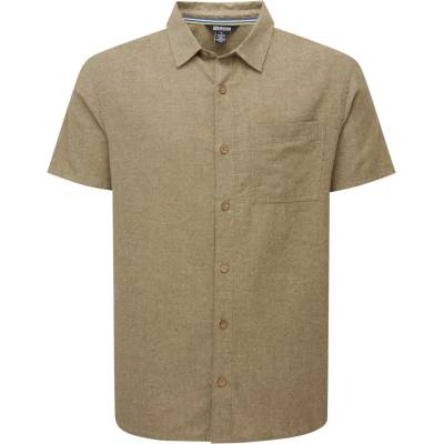 Sherpa Мъжка риза с копчета Sherpa Daha S/S Shirt - Evergreen (033-3230-0211)