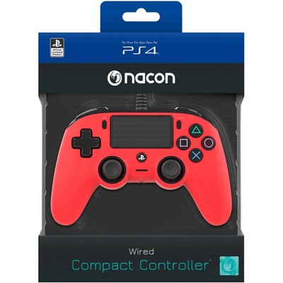 Nacon Wired Compact Controller PS4OFCPADRED