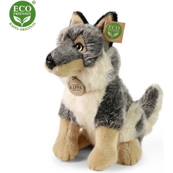 Image 1 of Rappa - Плюшен Вълк, седящ, 28 см. , серия Еко приятели