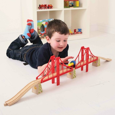 Bigjigs Rail Dvojitý železniční most – Zboží Dáma