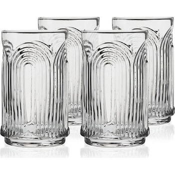 Viski (САЩ) Комплект от 4 бр. коктейлни чаши viski beau във винтидж стил - 530 мл (viski 11243)
