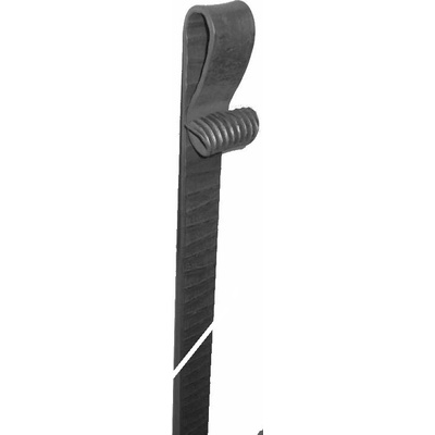 Klapačka, čierna S235, 40 x 6 x 1900 mm