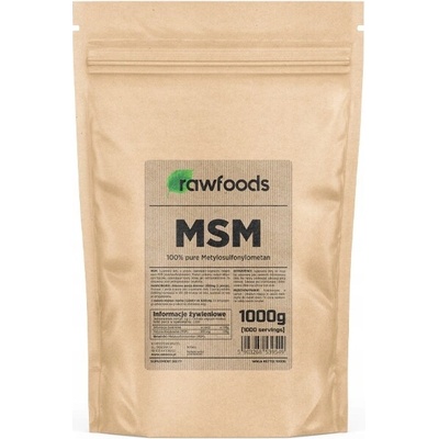 RawFoods Čistý MSM organická síra v prášku 1000 g