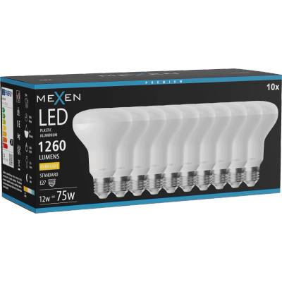 Mexen Nova 10x LED крушка E27, R80, 12W, Топла - 3000K, 1260 lm - L105-E27-1230-01x10 (L105-E27-1230-01x10)