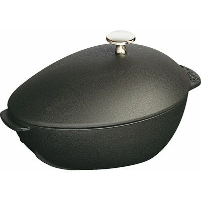 Staub Litinový hrnec ve mušle 25 cm / 2,0 l, černý 1004071