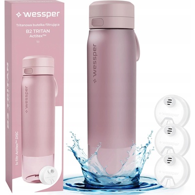 WESSPER TRITAN BPA FREE B2 1 l + 3x filter