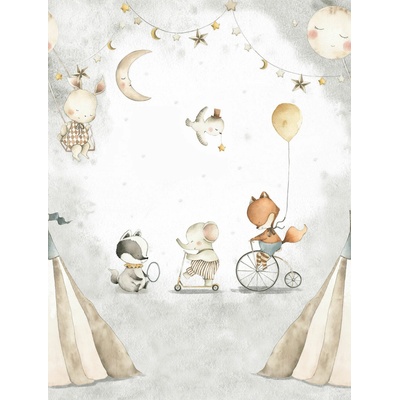 Decoprint CW6055-1 vliesová obrazová tapeta na zeď Cute Walls, rozměry 2,12 x 2,8 m