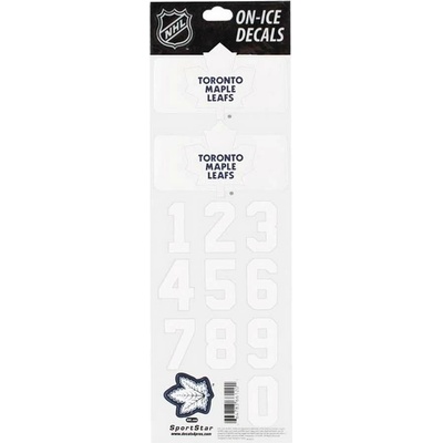 Sportstape ALL IN ONE HELMET DECALS - TORONTO MAPLE LEAFS - DARK HELMET