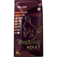 TropiDog Super Premium Adult M&L kuřecí s lososem 15 kg