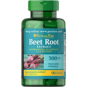 Image 1 of Puritan's Pride Beet Root Extract 500 mg [90 капсули]