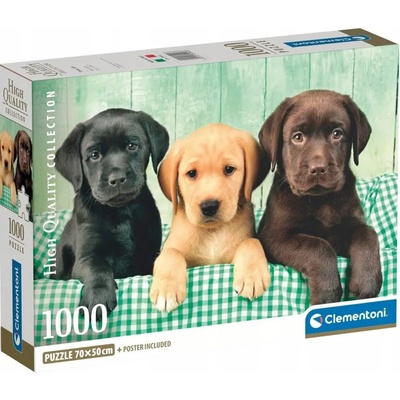 Clementoni Tři labradoři 1000 dielov