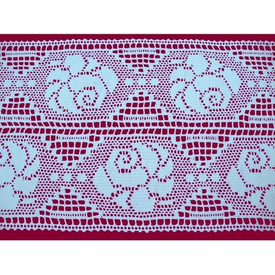 Bavlněná paličkovaná krajka2054V/200mm bílá/5m