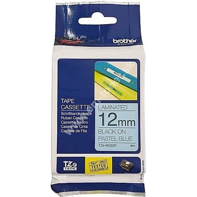 páska BROTHER TZeMQ531 čierne písmo, pastelová modrá páska Tape (12mm)