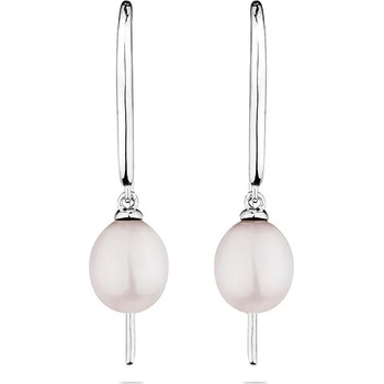 Image 1 of Swan Сребърни обици със сладководни бели перли CAA091EW Swan