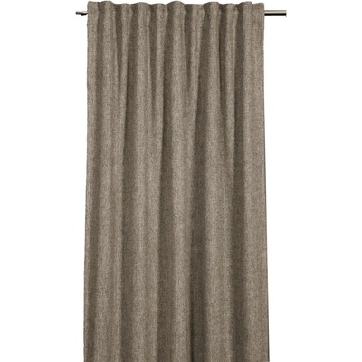 Sehlbach Záves so skrytými pútkami, Dimout fleece, hnedý, 245 x 130 cm